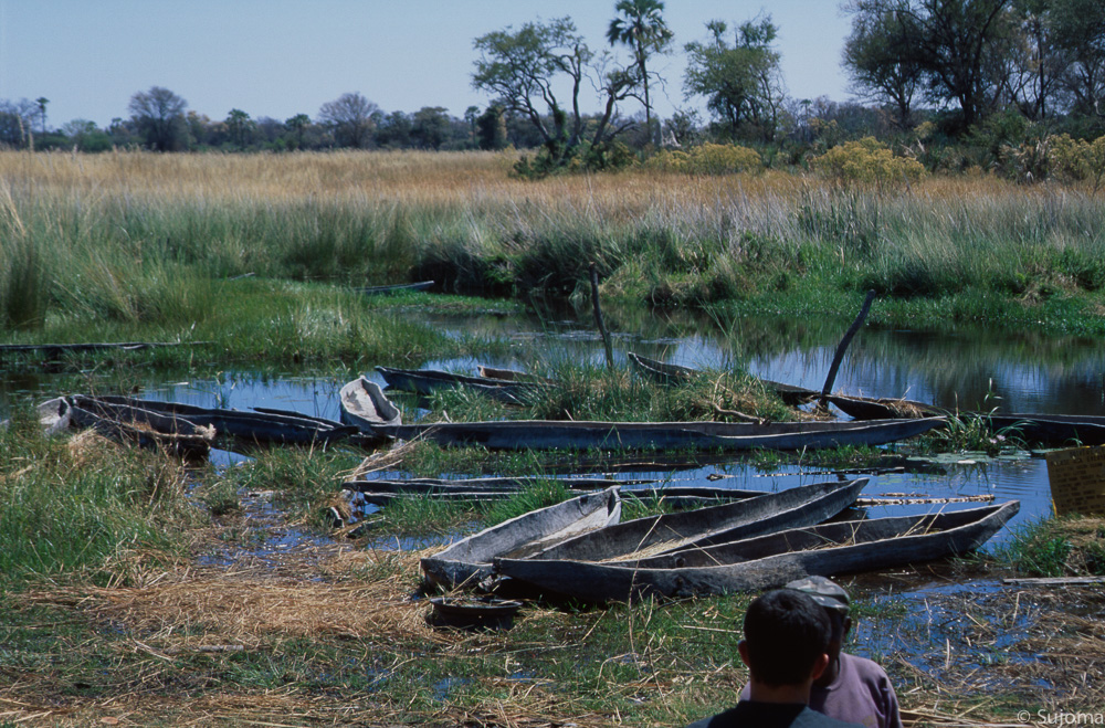 Einbaum Okavango Delta